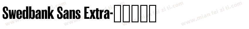 Swedbank Sans Extra字体转换
